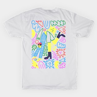 Hello Funny Doodle T-Shirt